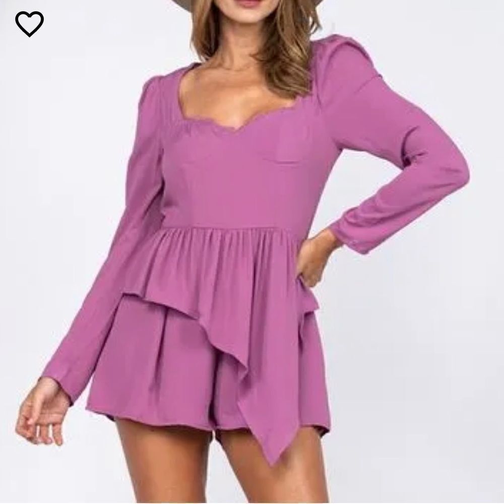 Satin Detail Romper 